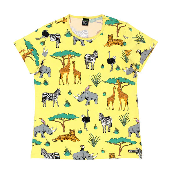 Villervalla Adult Safari Short Sleeve Shirt in Pear Green in Size S-Warehouse Find-Modern Rascals