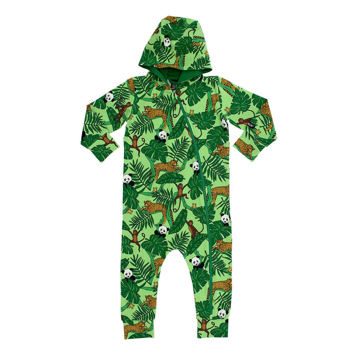 Villervalla Jungle Hooded Suit - Dark Leaf - Multiple Sizes-Warehouse Find-Modern Rascals