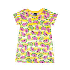 Villervalla Melon Short Sleeve Dress - Sunflower - Size 10-11 Years-Warehouse Find-Modern Rascals