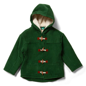 Vintage Green Duffle Coat-Little Green Radicals-Modern Rascals