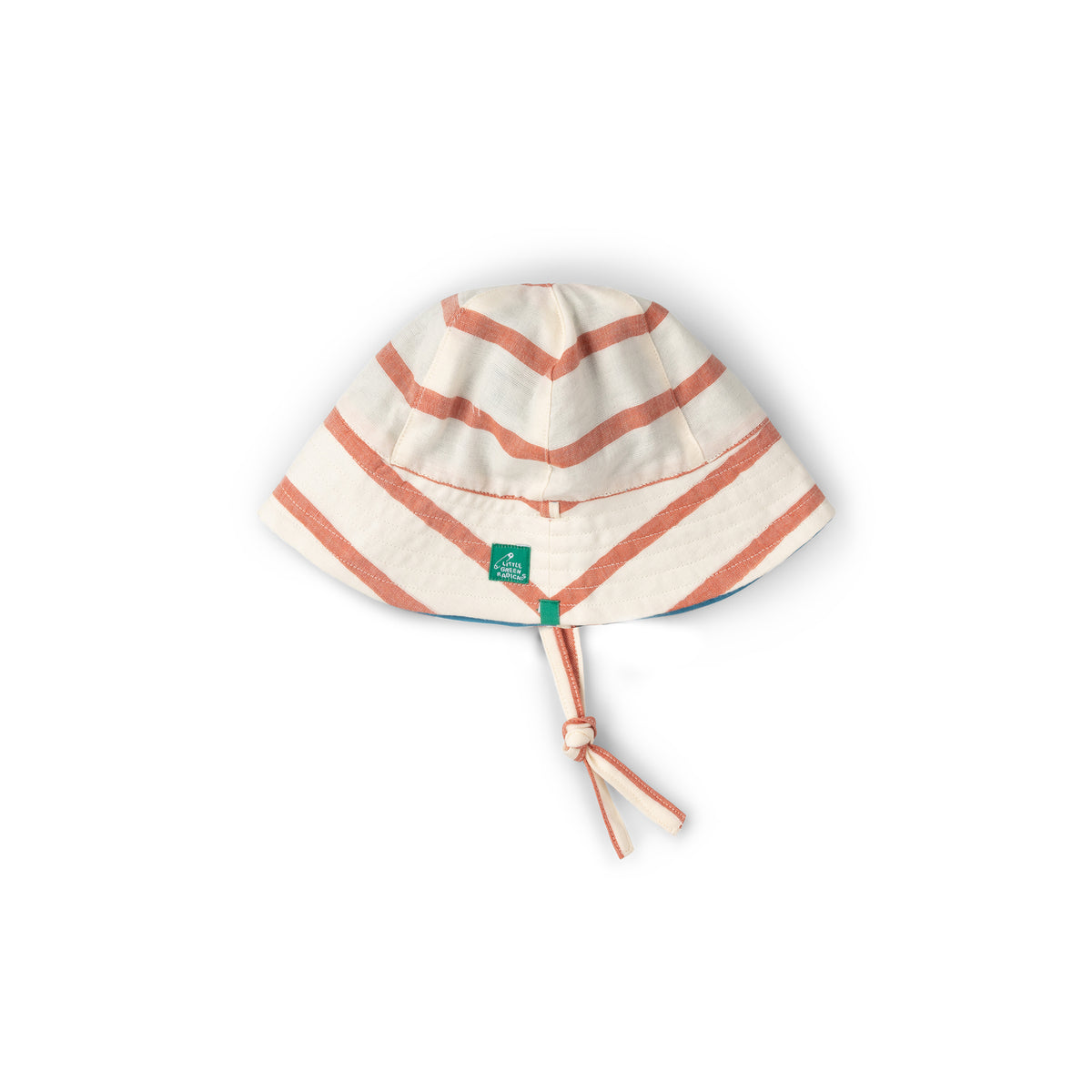 Vintage Red Stripe Reversible Sunhat-Little Green Radicals-Modern Rascals
