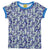 Viola - Mazarine Blue Short Sleeve Shirt - 1 Left Size 7-8 years-Duns Sweden-Modern Rascals