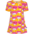 VIOLA Short Sleeve Tunic - Blomma in Sun Pink Red-PaaPii-Modern Rascals