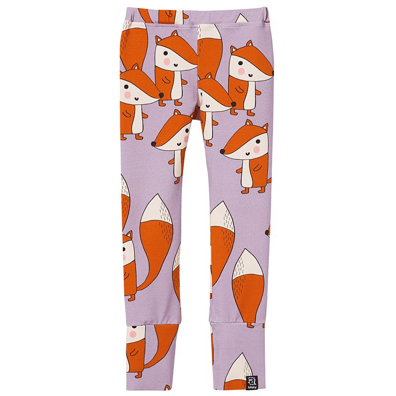 Violet Foxes Leggings - 1 Left Size 2-4 years-KuKuKid-Modern Rascals