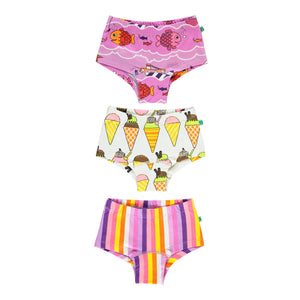 Violet Tulle 3-Pack Brief Set - 2 Left Size 9-10 & 11-12 years-Smafolk-Modern Rascals