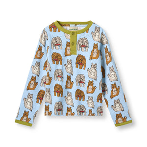 Wagener Long Sleeve Shirt With Bears-Smafolk-Modern Rascals
