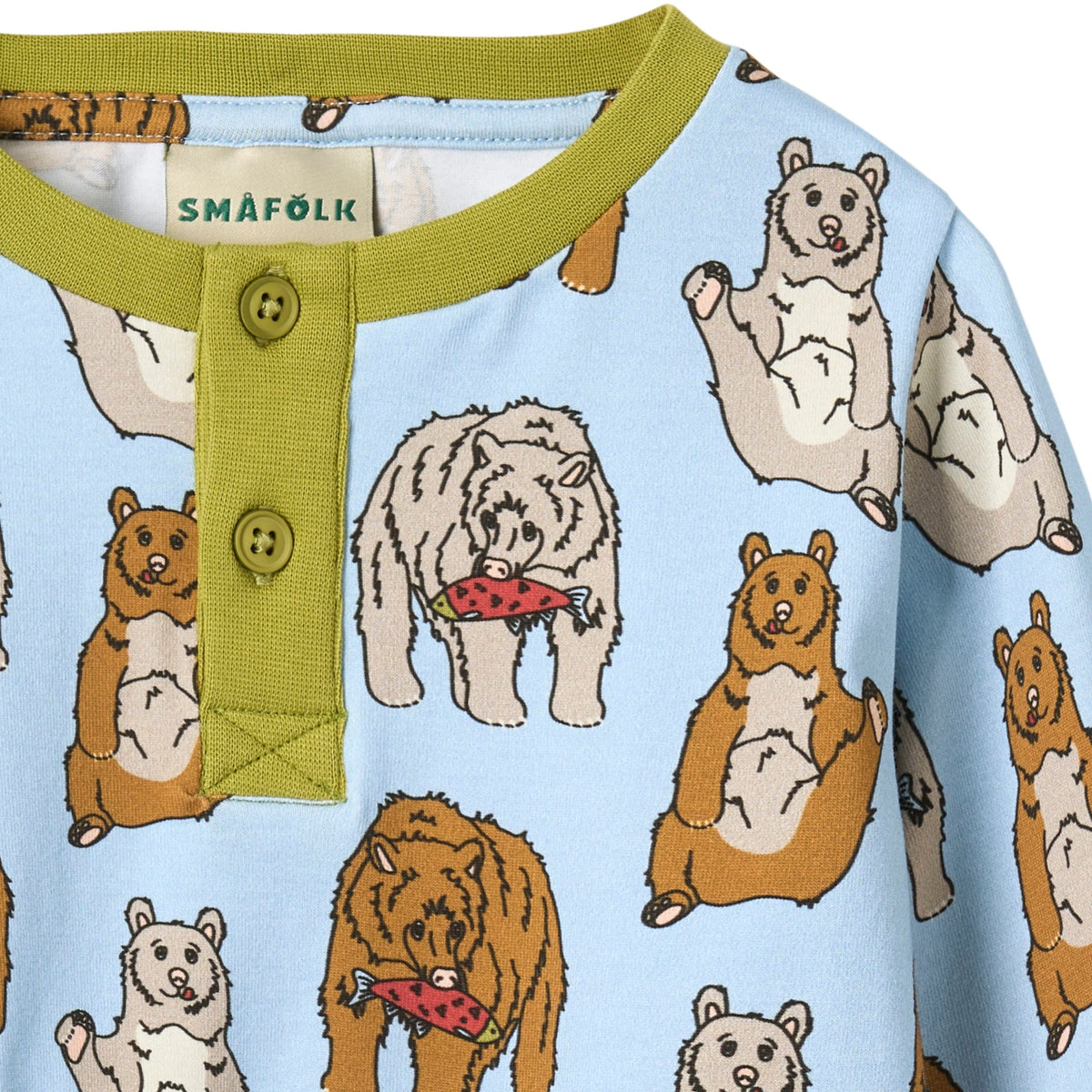 Wagener Long Sleeve Shirt With Bears-Smafolk-Modern Rascals