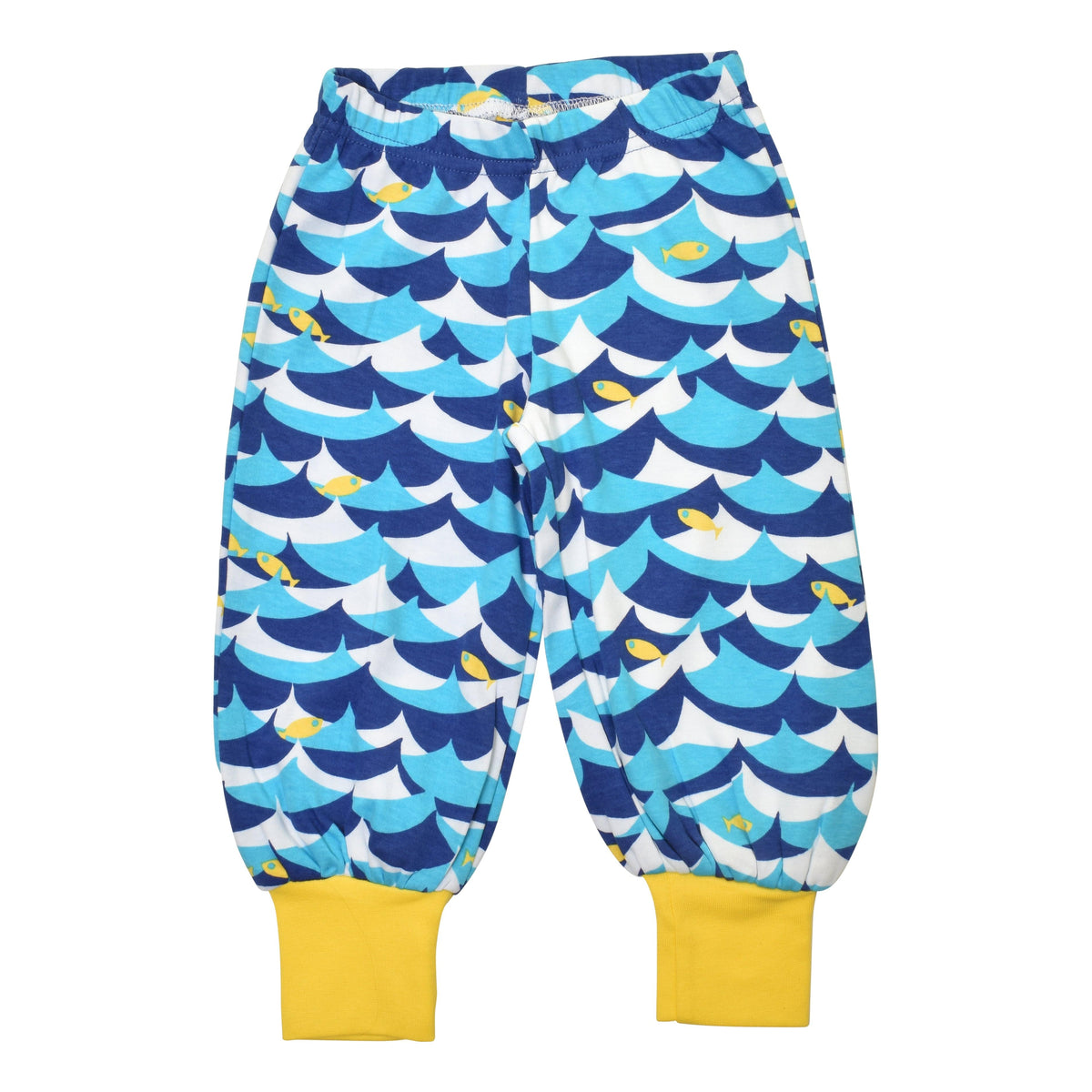 Wave And Fish - Blue Baggy Pants - 2 Left Size 6-12 months & 4-6 years-Duns Sweden-Modern Rascals