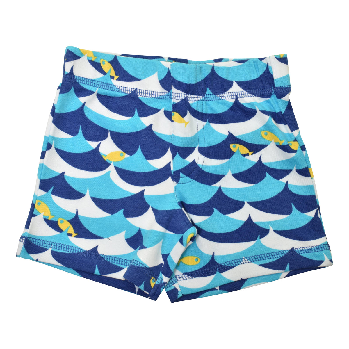 Wave And Fish - Blue Shorts-Duns Sweden-Modern Rascals