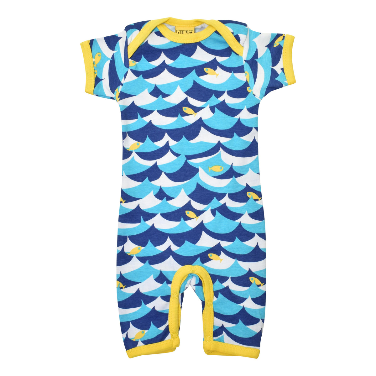 Wave And Fish - Blue Summer Suit-Duns Sweden-Modern Rascals