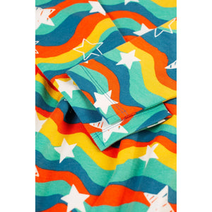 Wavy Stars Cozy Amelia Dress-Frugi-Modern Rascals