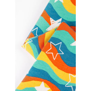 Wavy Stars Cozy Leggings-Frugi-Modern Rascals