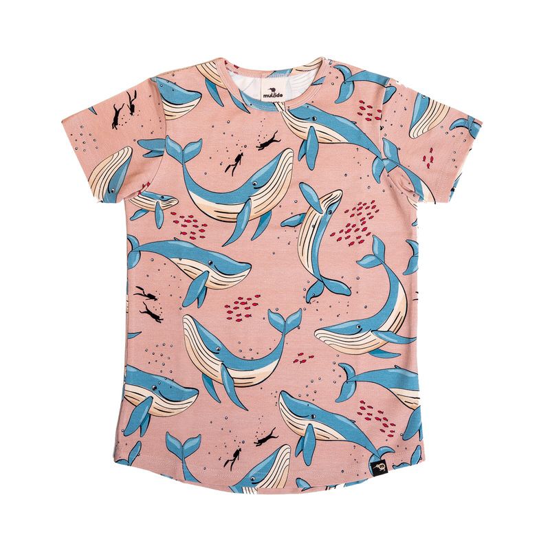 Whale Sand Short Sleeve Shirt - 2 Left Size 2-4 & 6-8 years-Mullido-Modern Rascals