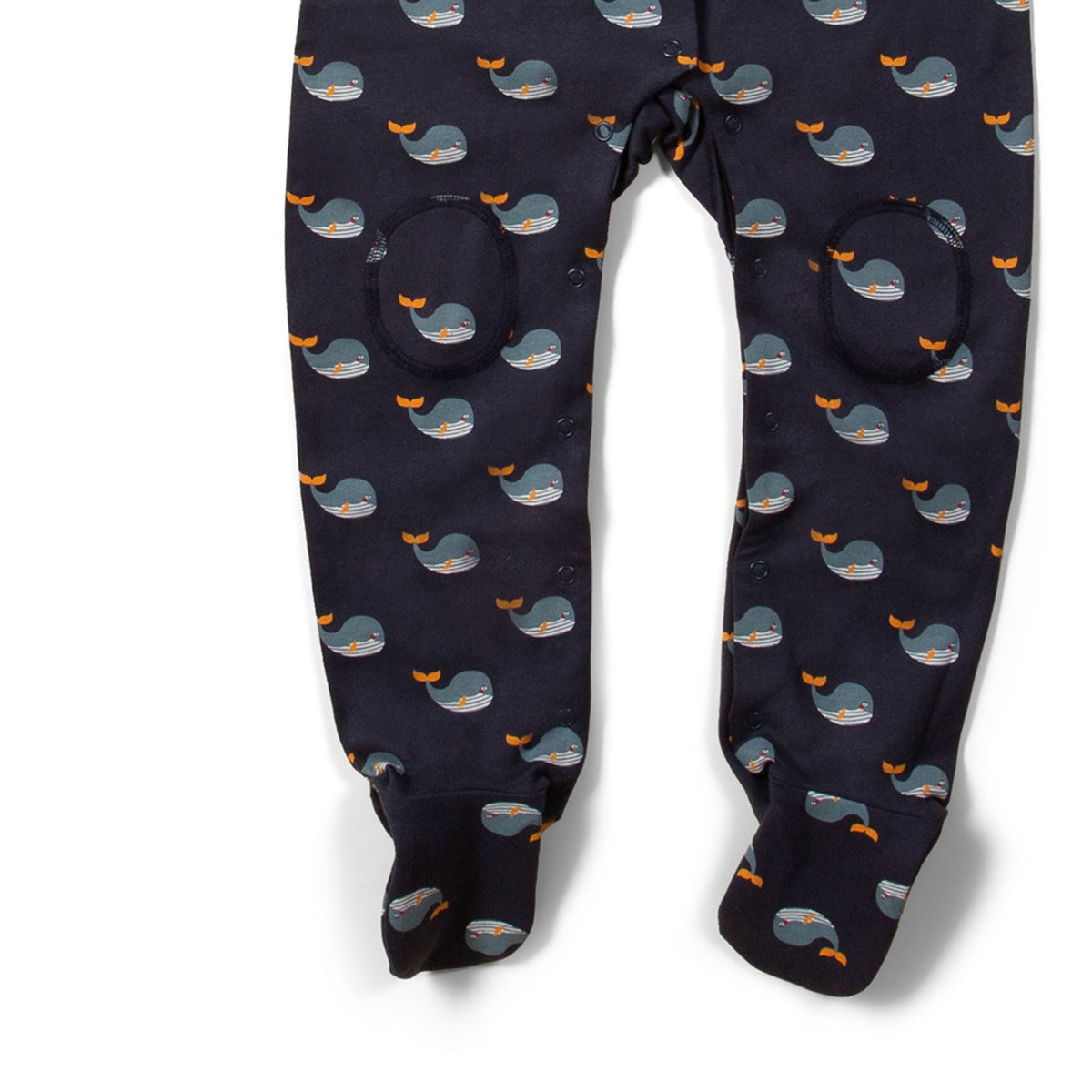 Whale Song Adaptive Suit With Poppers - 2 Left Size 5-6 years-Little Green Radicals-Modern Rascals