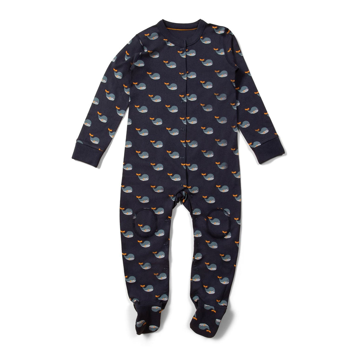 Whale Song Adaptive Suit With Poppers - 2 Left Size 5-6 years-Little Green Radicals-Modern Rascals