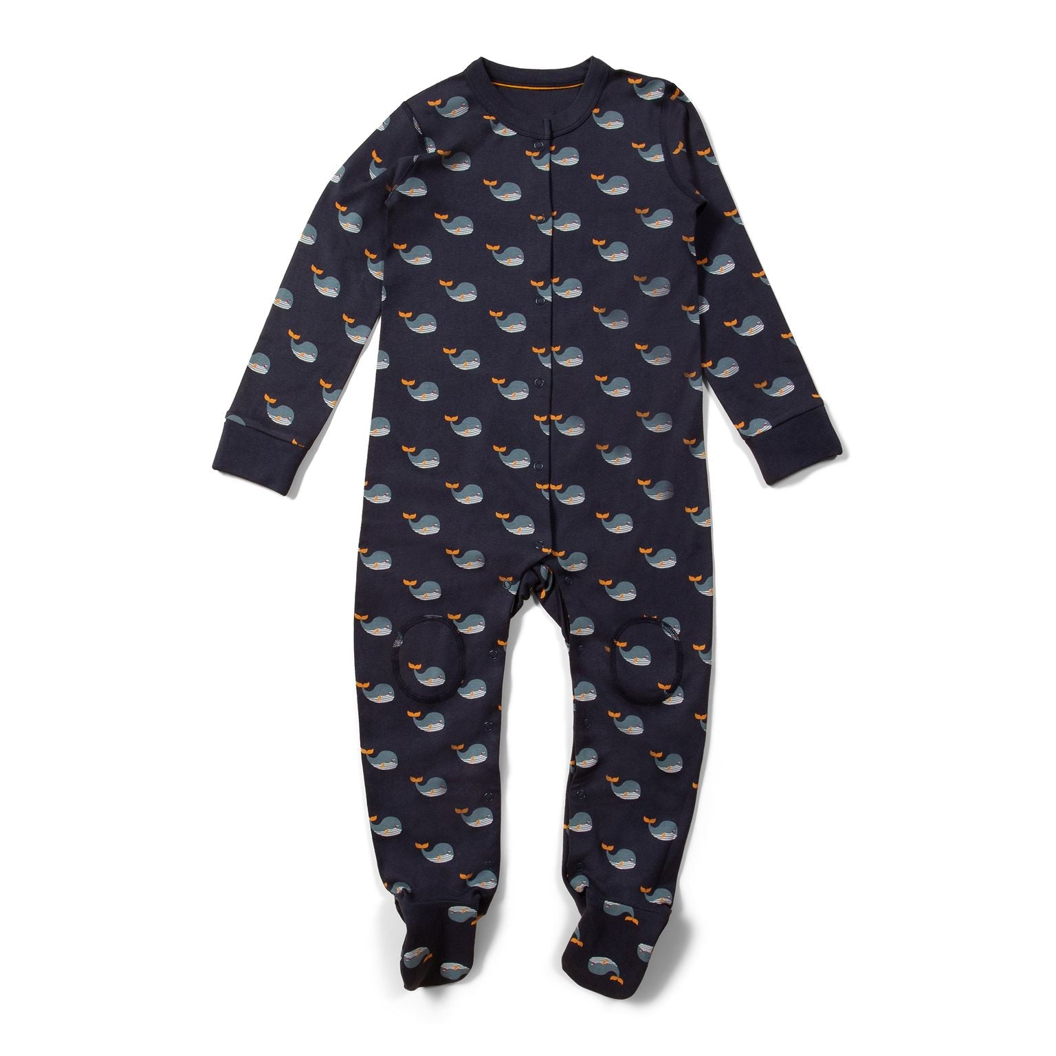 Whale Song Adaptive Suit With Poppers - 2 Left Size 5-6 years-Little Green Radicals-Modern Rascals