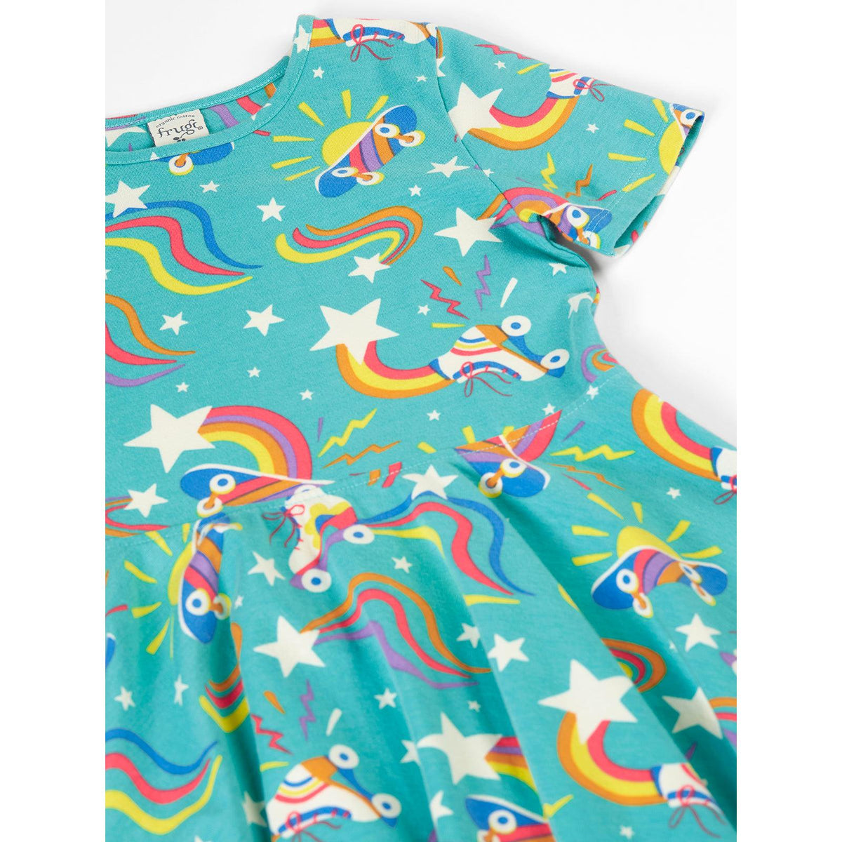 Wheely Happy Sunshine Skater Dress-Frugi-Modern Rascals