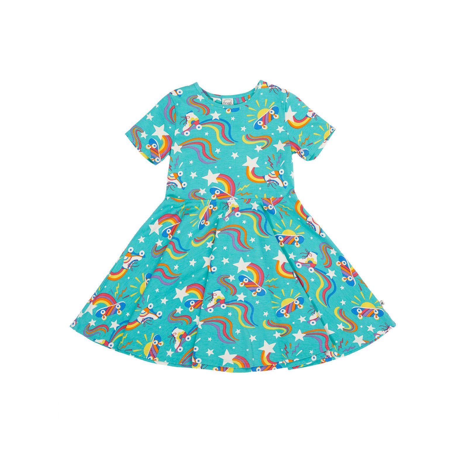 Wheely Happy Sunshine Skater Dress-Frugi-Modern Rascals