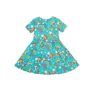 Wheely Happy Sunshine Skater Dress-Frugi-Modern Rascals