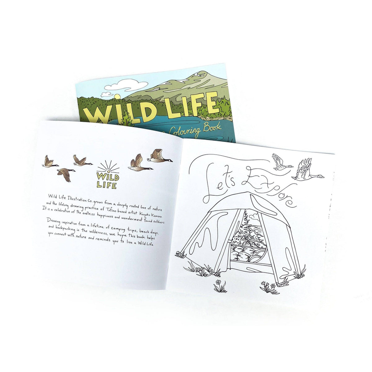 Wild Life Camp Colouring Book-Wild Life Illustration Co.-Modern Rascals