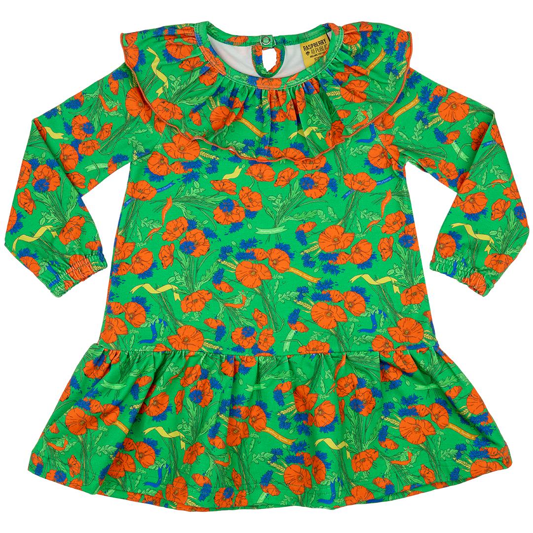 Wildflowers Long Sleeve Dress - 1 Left Size 2-3 years-Raspberry Republic-Modern Rascals