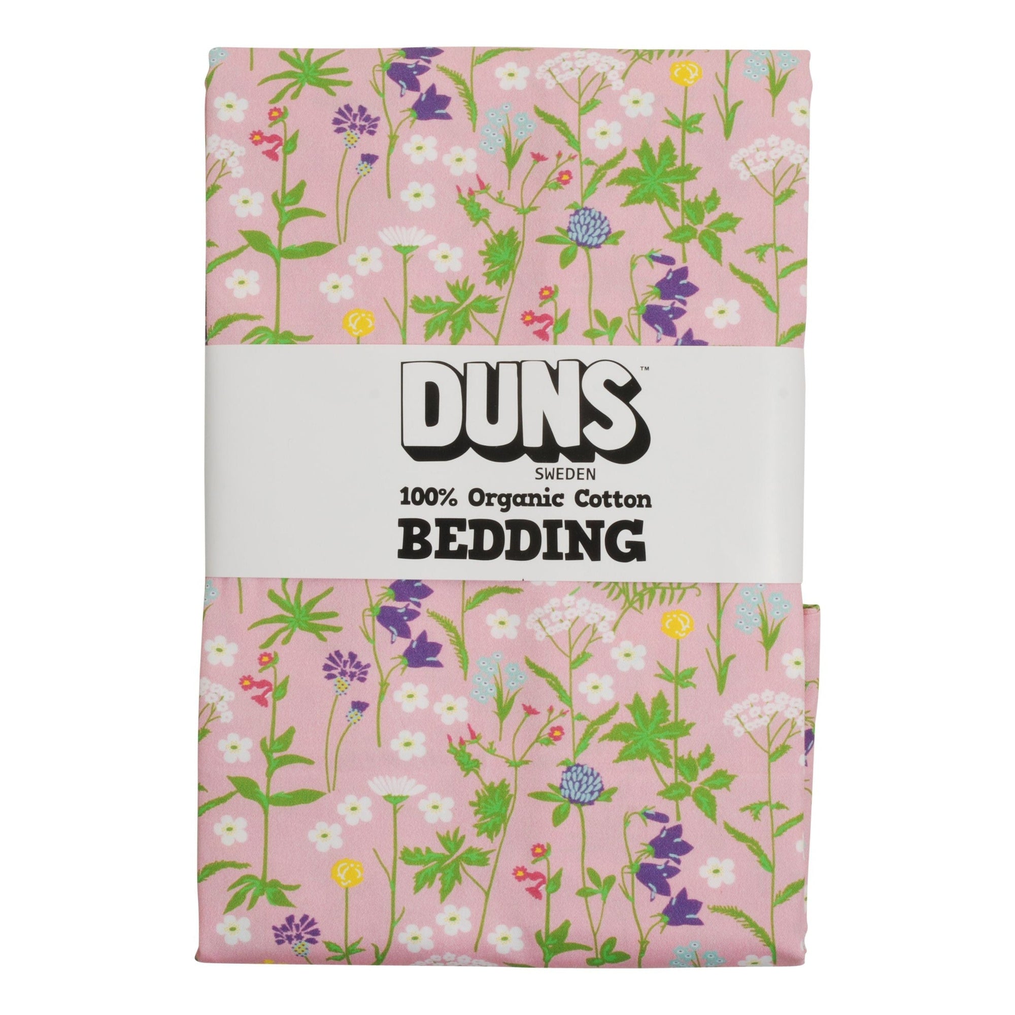 Wildflowers Pink Bedding - Duvet Cover & Pillow Case - 2 Left Size Crib-Duns Sweden-Modern Rascals