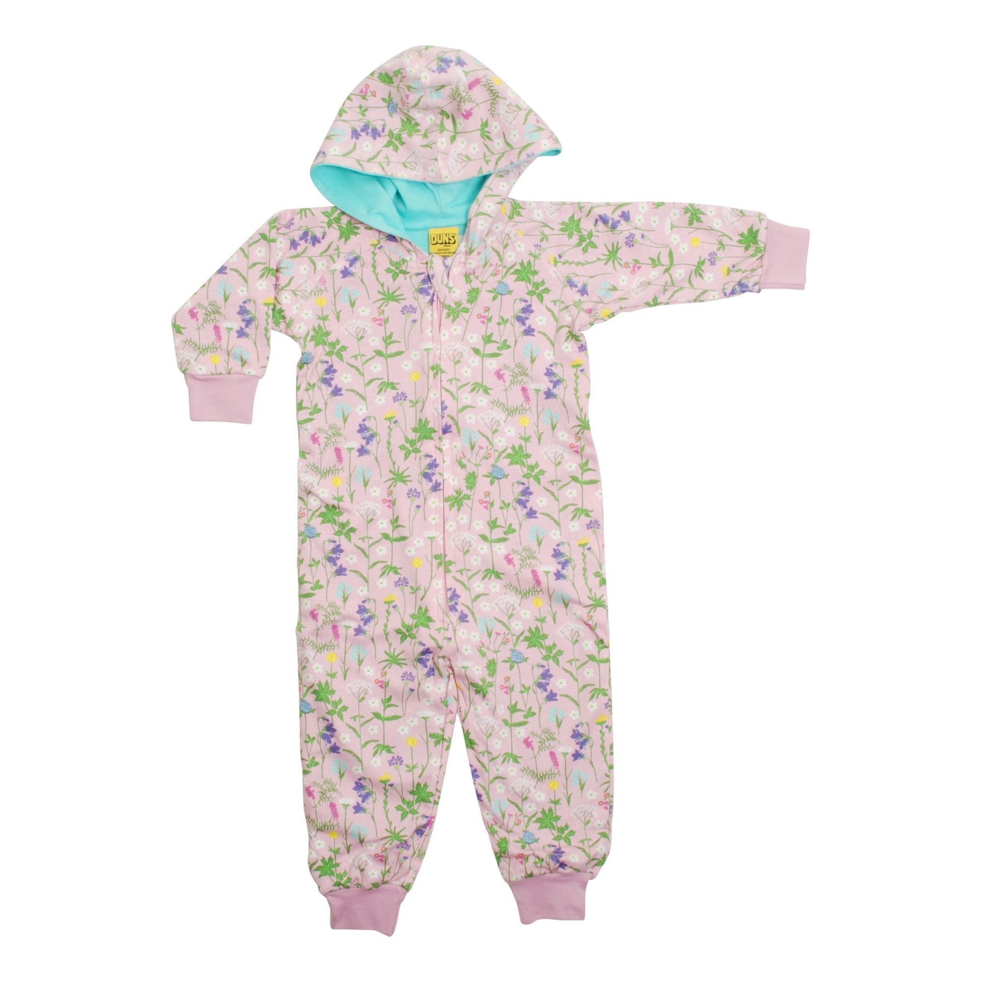 Wildflowers - Pink Hooded Lined Suit - 2 Left Size 8-10 & 10-12 years-Duns Sweden-Modern Rascals