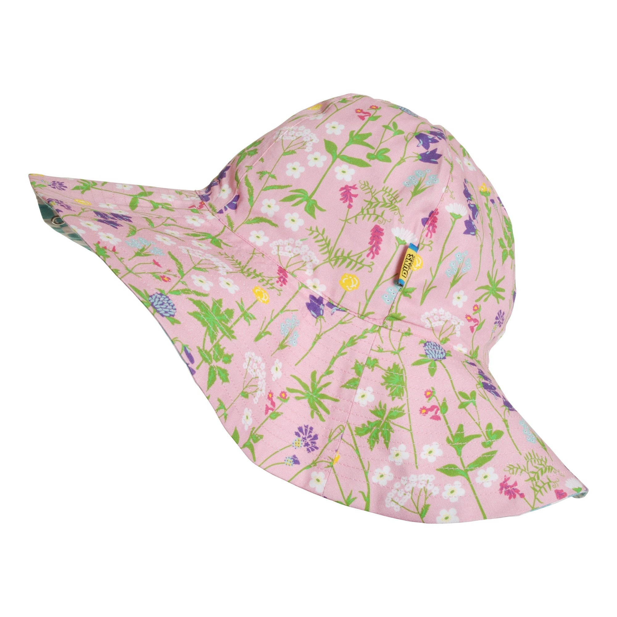Wildflowers - Pink Woven Sunhat - 2 Left Size S & XL-Duns Sweden-Modern Rascals