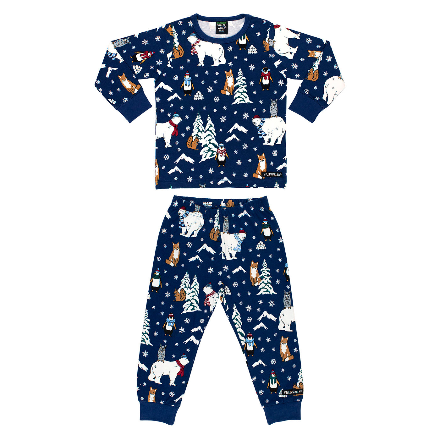 Winter Animals Long Sleeve Shirt and Pant Set - Pacific-Villervalla-Modern Rascals
