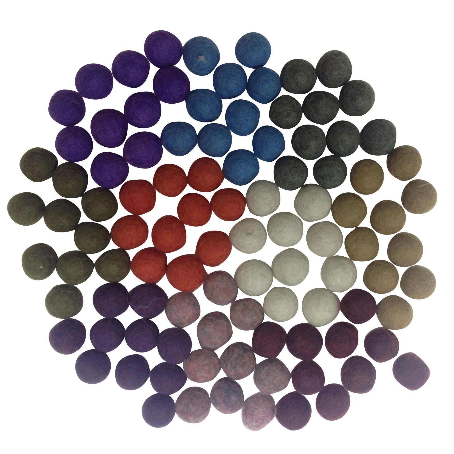 Winter Felt Balls - 100 pieces (1.5cm)-Papoose-Modern Rascals