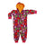 Winter Flower Hooded Lined Suit - 2 Left Size 8-10 & 10-12 years-Duns Sweden-Modern Rascals