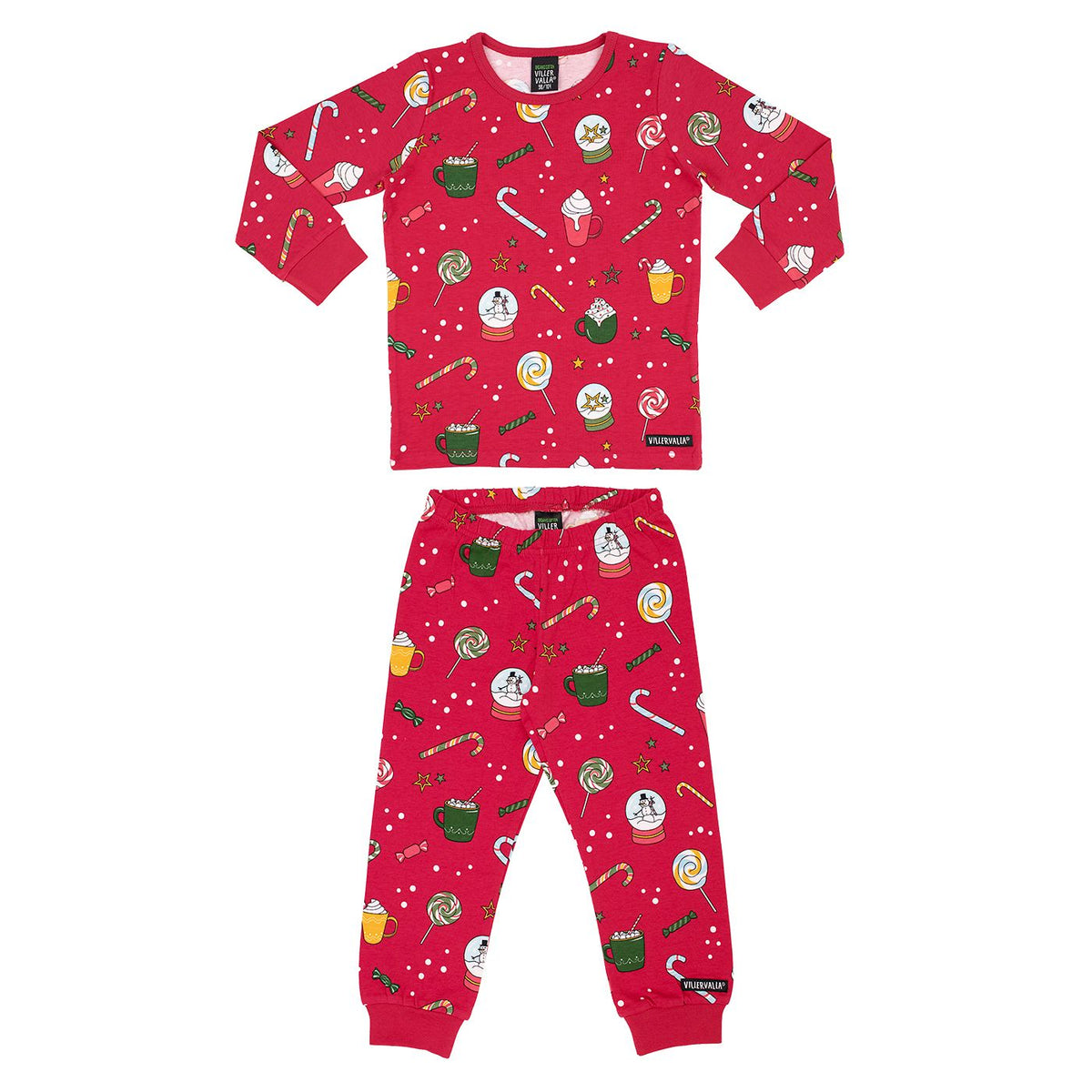 Winter Magic Long Sleeve Shirt and Pant Set - Rosehip - 2 Left Size 18-24 months-Villervalla-Modern Rascals