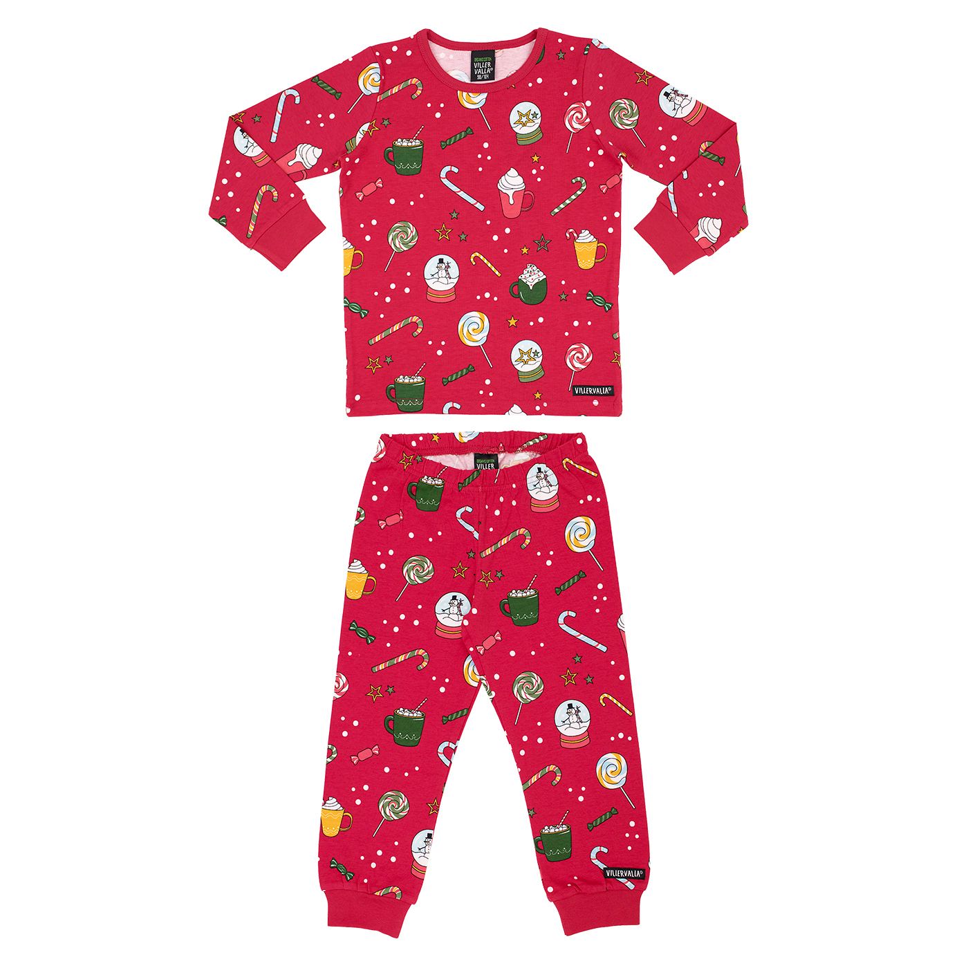 Winter Magic Long Sleeve Shirt and Pant Set - Rosehip - 2 Left Size 18-24 months-Villervalla-Modern Rascals