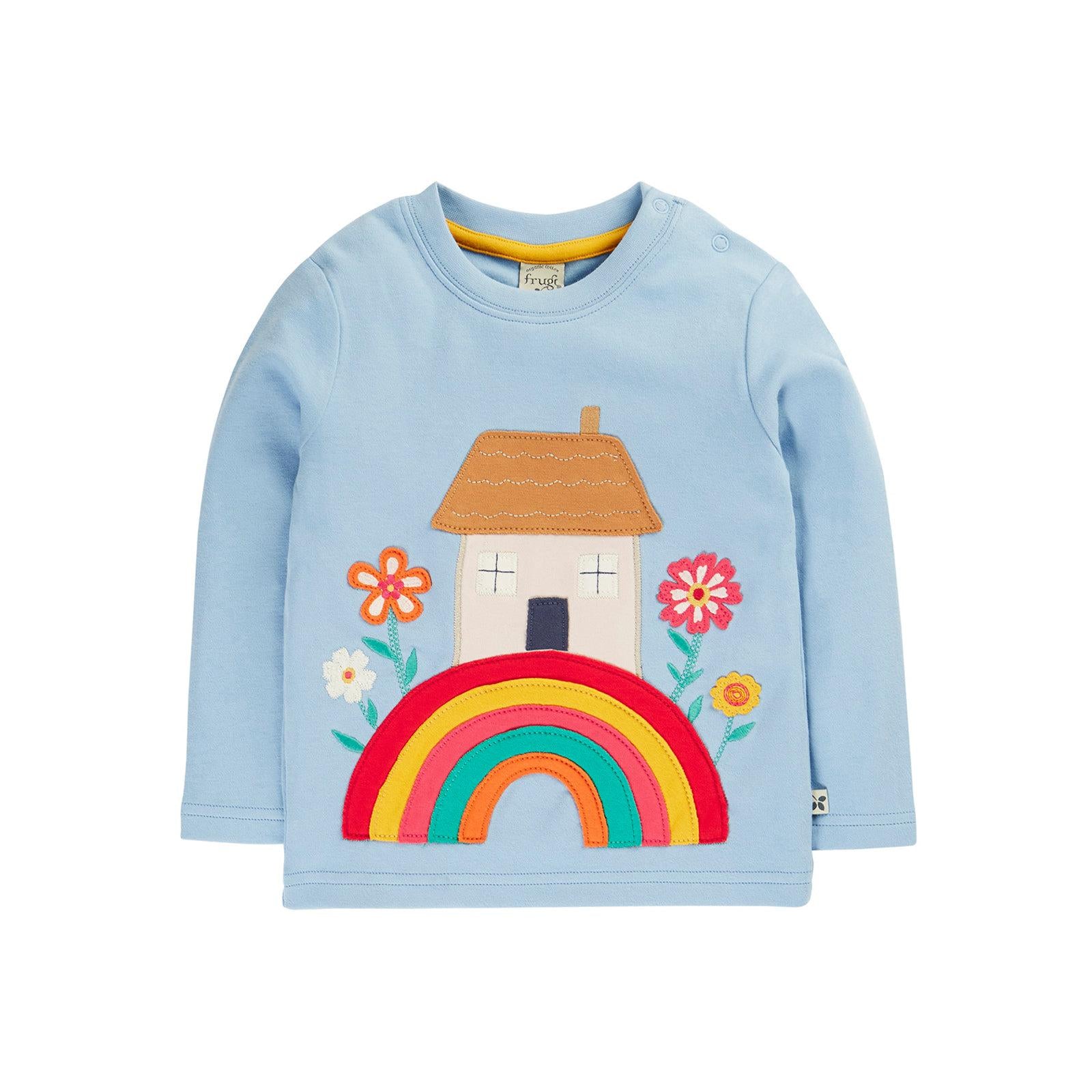 Winter Sky / House Adventure Applique Top-Frugi-Modern Rascals