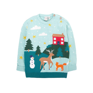 Winter Tales Elwood Knitted Sweater-Frugi-Modern Rascals