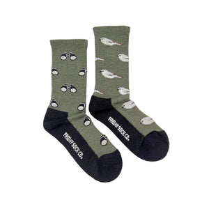 Women’s Bird & Bird Watching Merino Wool Socks-Friday Sock Co.-Modern Rascals