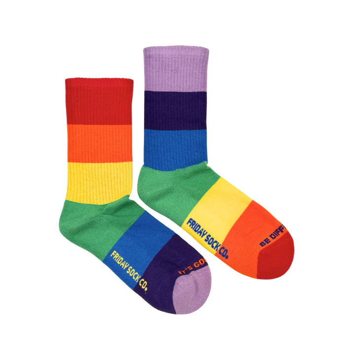 Women's Love Is Love Sport Athletic Socks-Friday Sock Co.-Modern Rascals