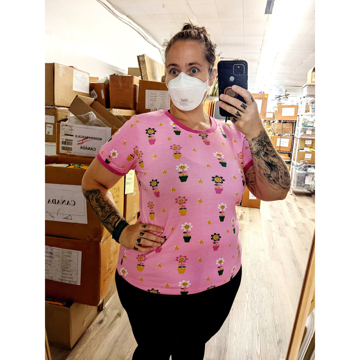 Women's Short Sleeve Shirt - Level One - 2 Left Size M & L-Moromini-Modern Rascals