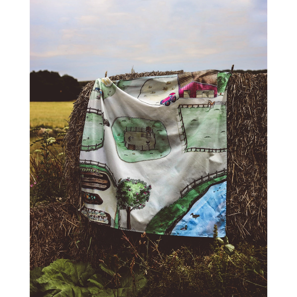 Wonderie Around the Farm Playcloth-Wonderie-Modern Rascals