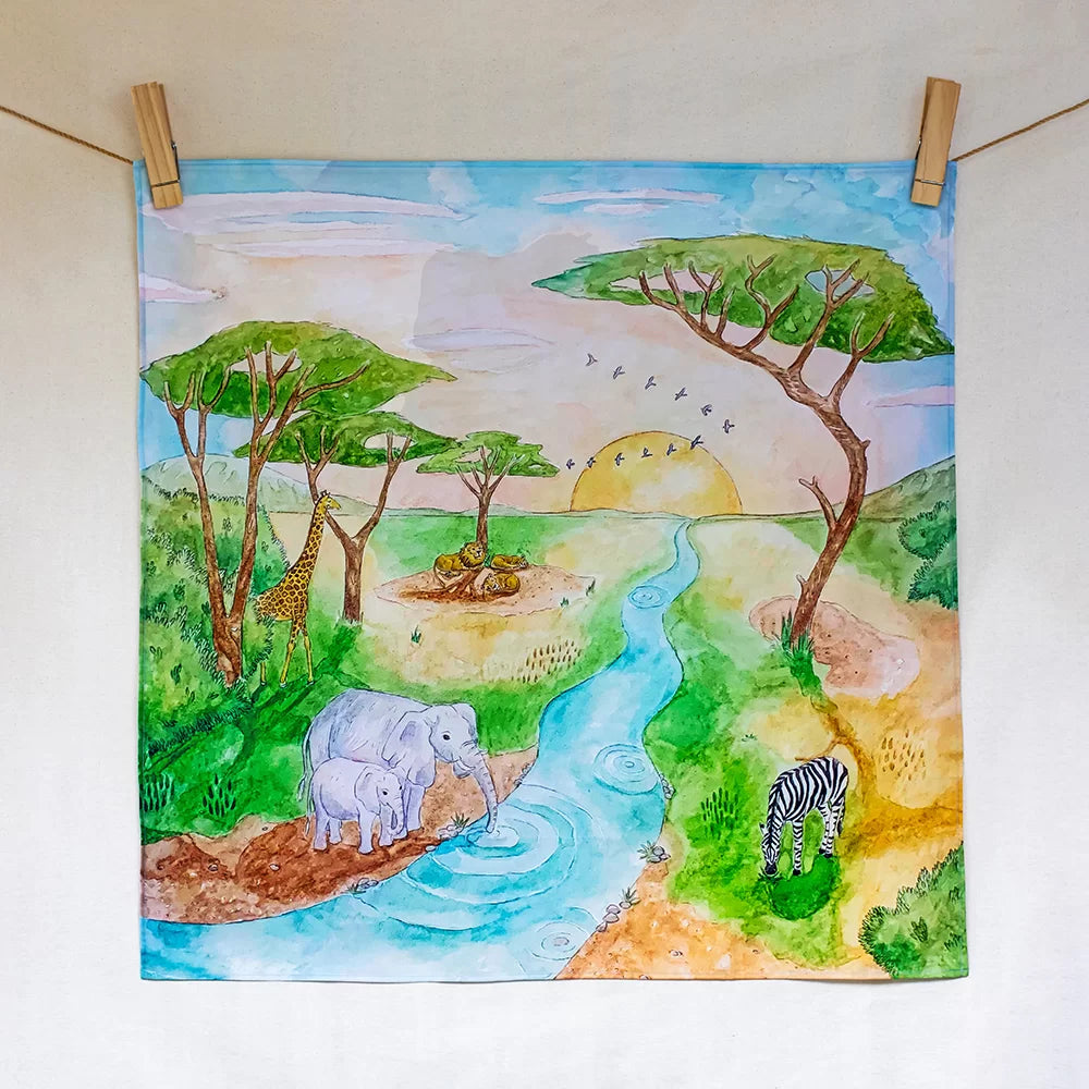 Wonderie Plains Of Africa Playcloth-Warehouse Find-Modern Rascals