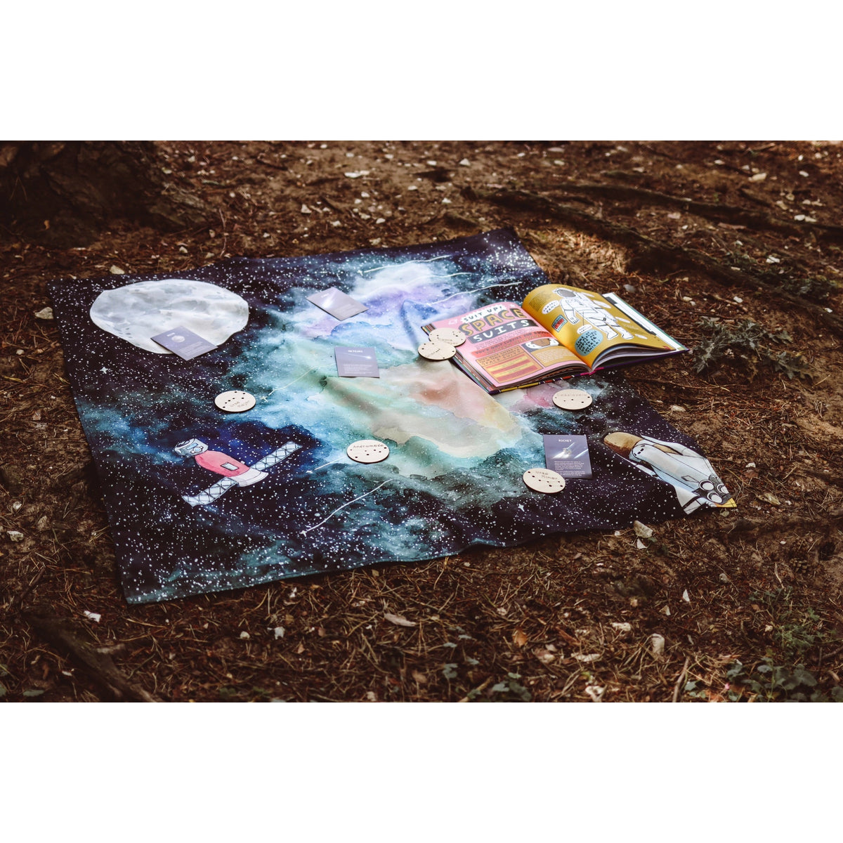 Wonderie To The Moon Playcloth-Wonderie-Modern Rascals