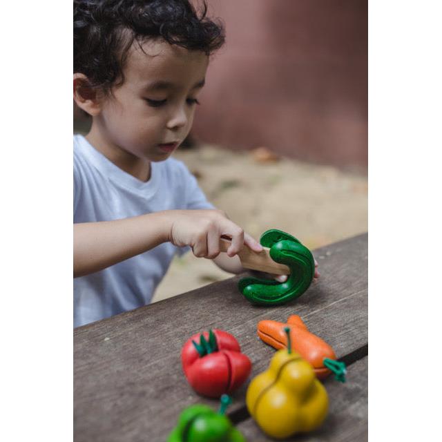 Wonky Fruit & Veg Set-PlanToys-Modern Rascals