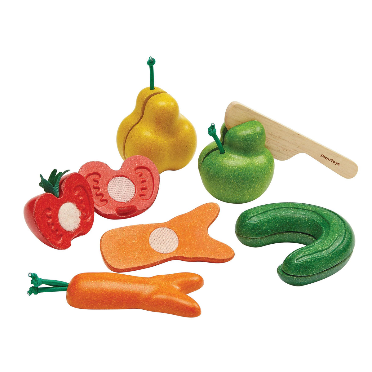 Wonky Fruit & Veg Set-PlanToys-Modern Rascals