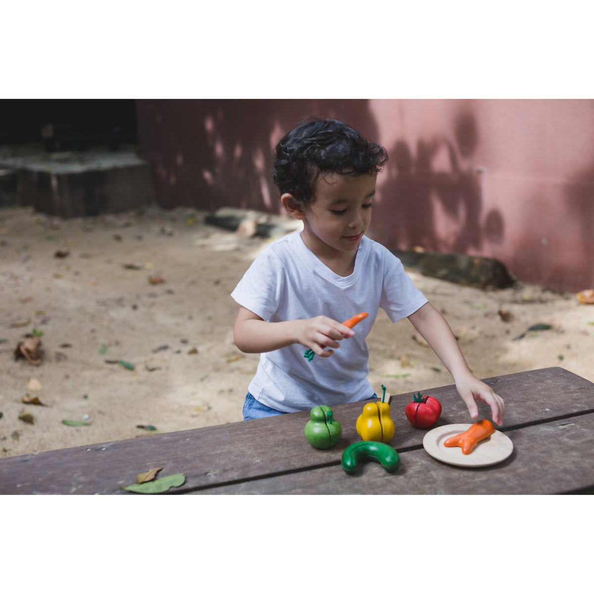 Wonky Fruit & Veg Set-PlanToys-Modern Rascals