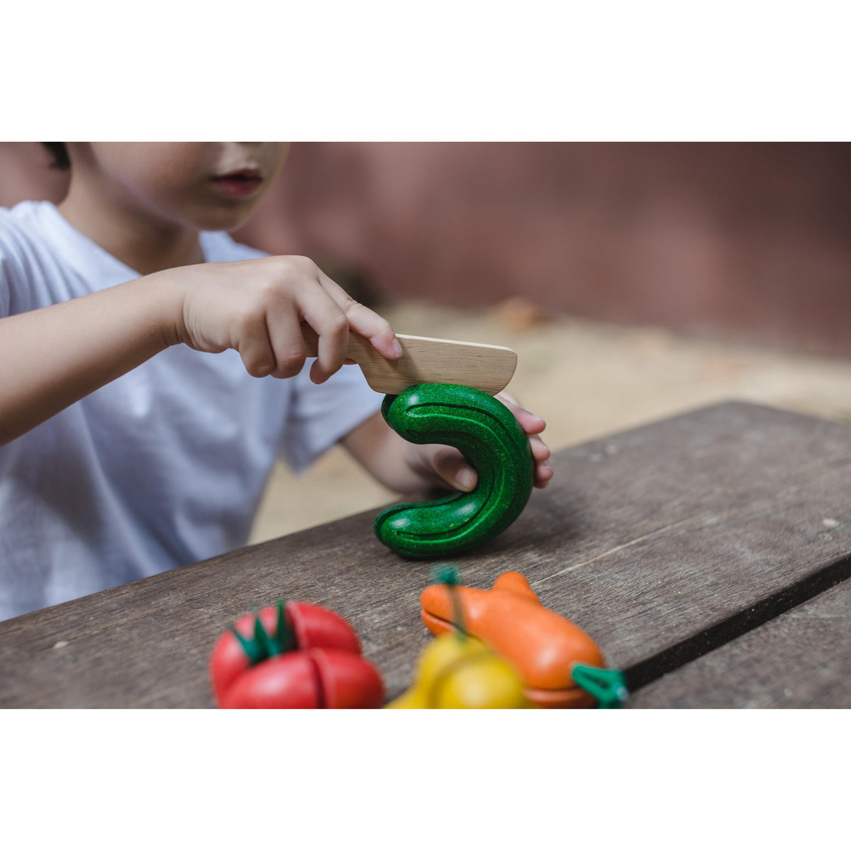 Wonky Fruit & Veg Set-PlanToys-Modern Rascals