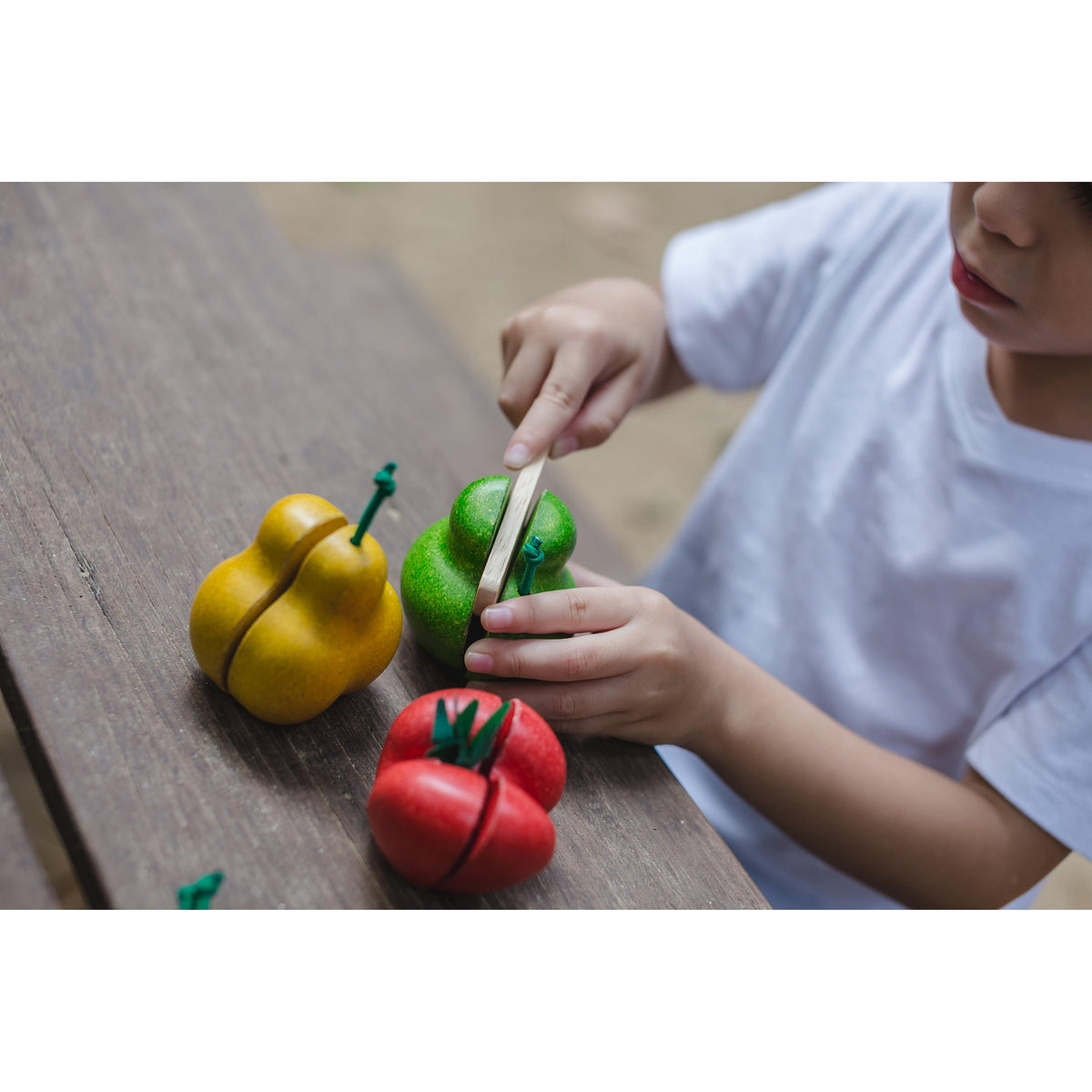 Wonky Fruit & Veg Set-PlanToys-Modern Rascals