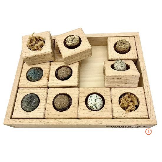 Wood Sensory Blocks - 12 pieces-Papoose-Modern Rascals