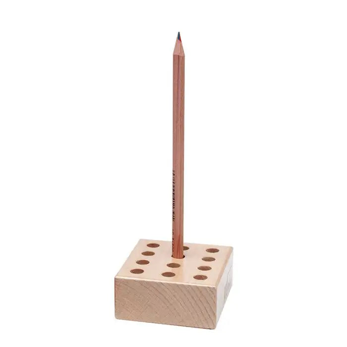 Wooden Pencil Holder for 12 Regular Pencils-Mecurius-Modern Rascals