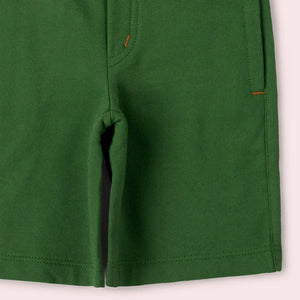 Woodland Green Comfy Jogger Shorts-Little Green Radicals-Modern Rascals