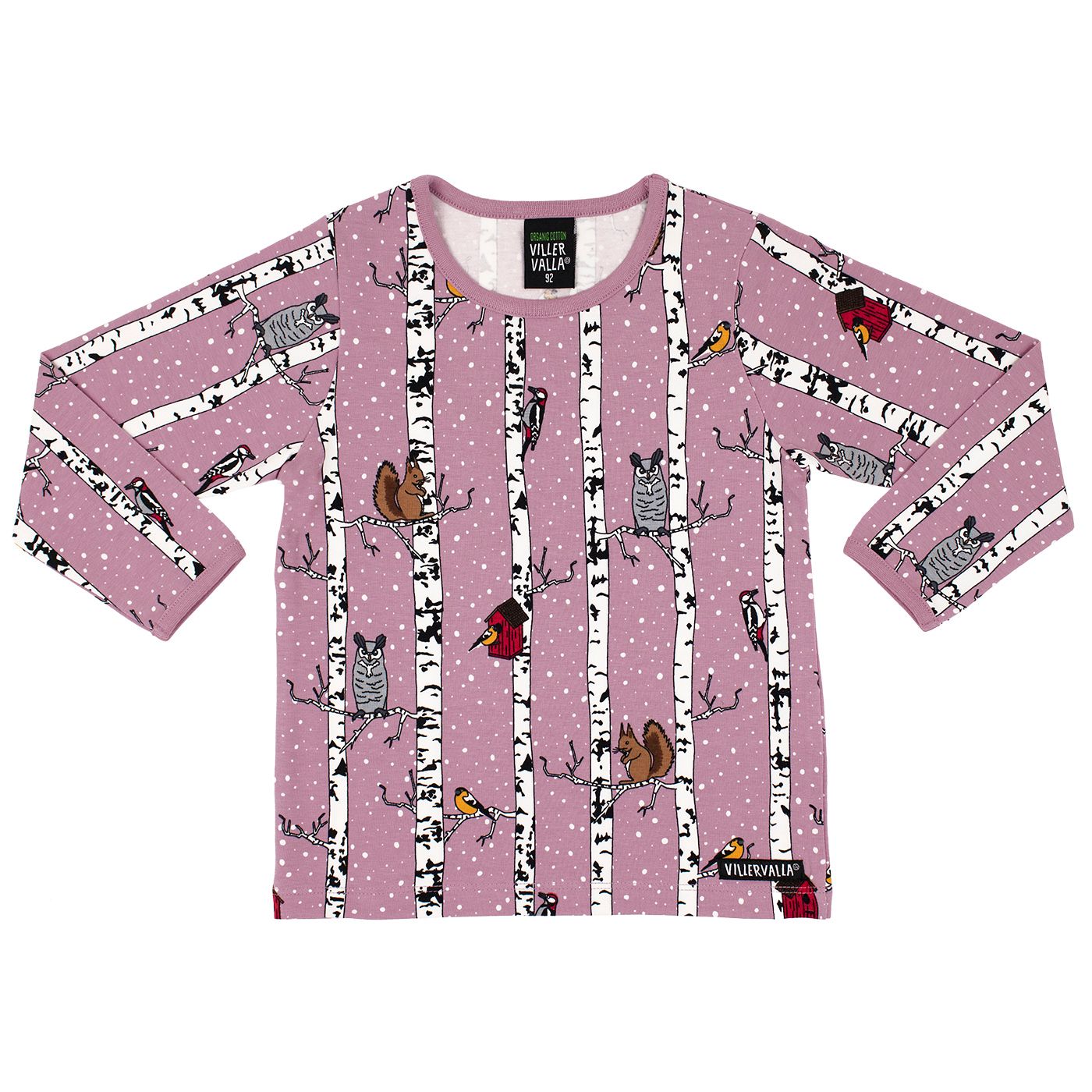 Woodpecker Long Sleeve Shirt in Smoothie-Villervalla-Modern Rascals